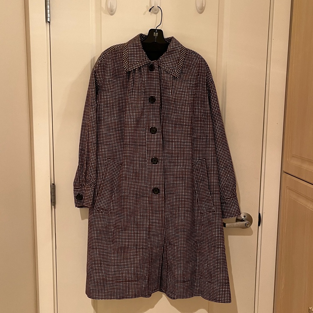 Marc Jacobs plaid trench coat
